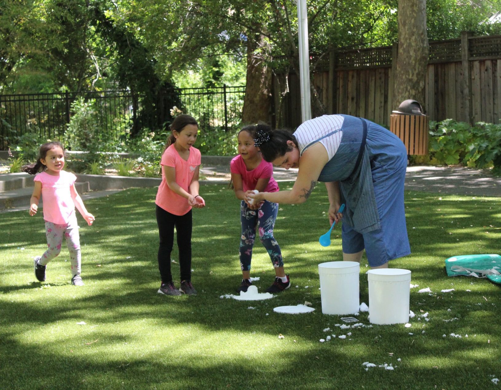 Calistoga snowball fight